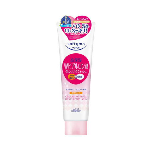 Kose Softymo Cleansing Foam Hyaluronic acid Make-Up Remover & Wash 230g