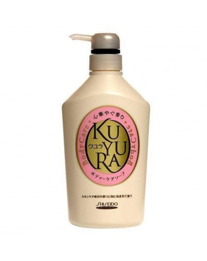 Shiseido Kuyura Revitalizing Floral Body Wash 550ml - Pink